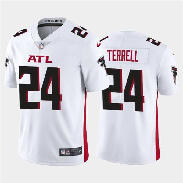 Men%27s Atlanta Falcons #24 A.J. Terrell New White Vapor Untouchable Limited Stitched NFL Jersey->philadelphia eagles->NFL Jersey